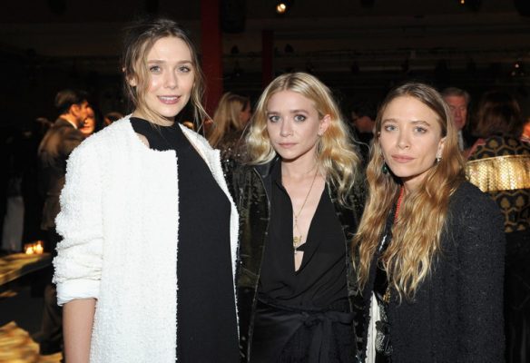 LOS ANGELES, CA - OCTOBER 29: (L-R) Actresses Elizabeth Olsen, Ashley Olsen and Mary Kate Olsen attend the 2016 LACMA Art + Film Gala Honoring Robert Irwin and Kathryn Bigelow Presented By Gucci at LACMA on October 29, 2016 in Los Angeles, California. (Photo by Donato Sardella/Getty Images for LACMA) *** Local Caption *** Elizabeth Olsen;Ashley Olsen;Mary Kate Olsen
